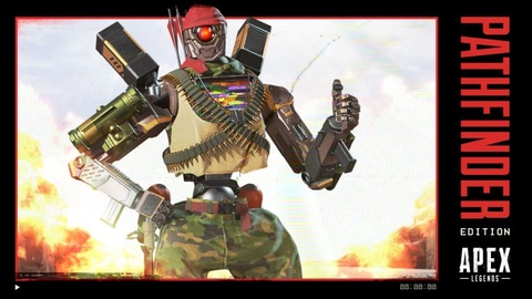 Apex Legends」、パスファインダーのレジェンダリースキンが手に入る