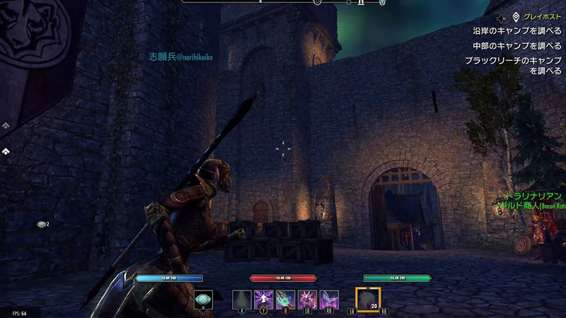 拡張パック「グレイムーア」は西スカイリム地方が舞台。「Skyrim」で見かけた建造物の多くを見かけることができてテンションが上がる