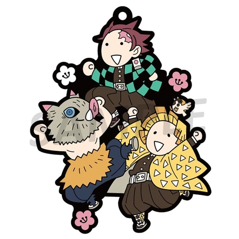 鬼滅の刃」、キャラクター同士の絆をテーマにした「ラバーマスコット