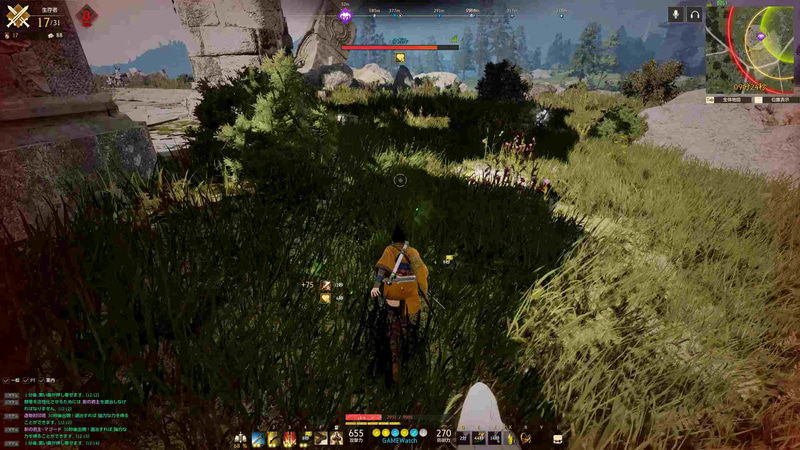 全力で逃げていると敵の影が……