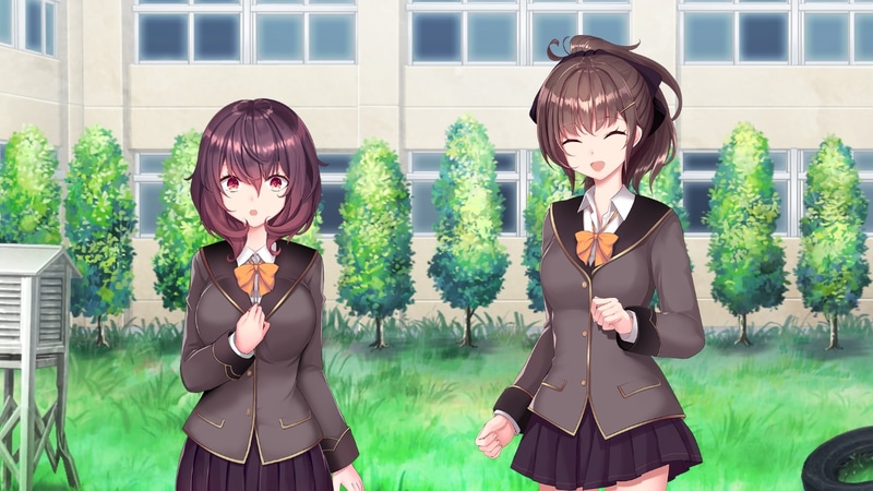 クラスメイトの「東護美弥」さん（左）と「九段志乃歌」さん（右）