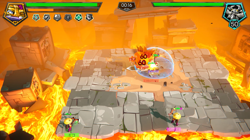 チキンの筆者は味方がシールドで敵の攻撃を防ぐ間、遠距離からチクチク攻撃を加えるスタイルでがんばる！