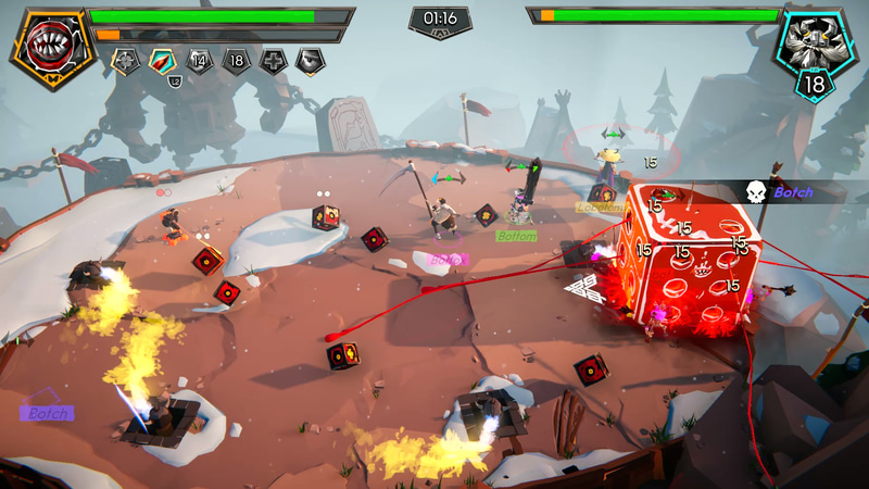 大量のサイコロをばら撒き、その数だけ回復できるなど、使い勝手がいい印象