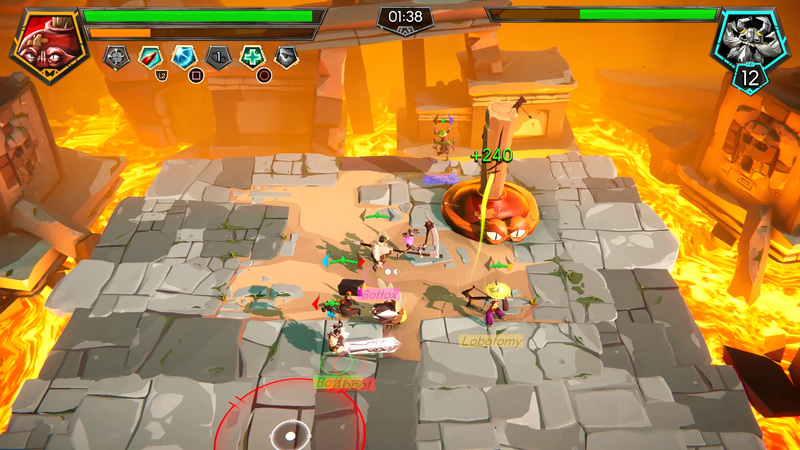 ラバーカップの「プランジ・D」はジャンプして敵を押し潰す、ハエを飛ばして回復するなど、独特な哀愁（臭）が漂う