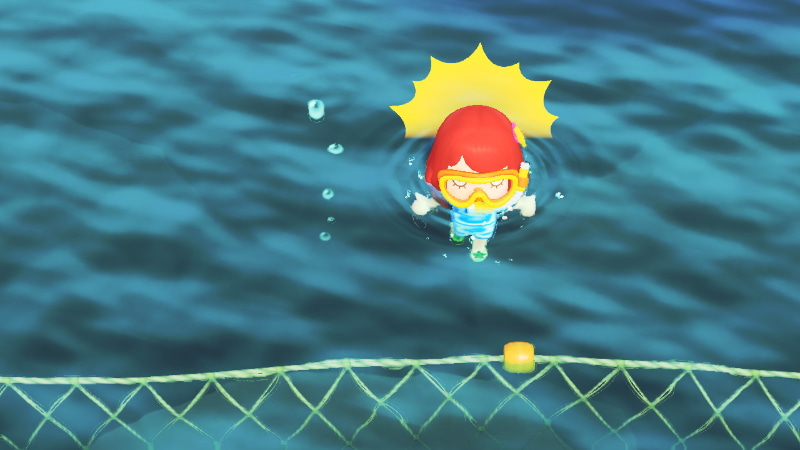 海では泡が出ているスポットがある