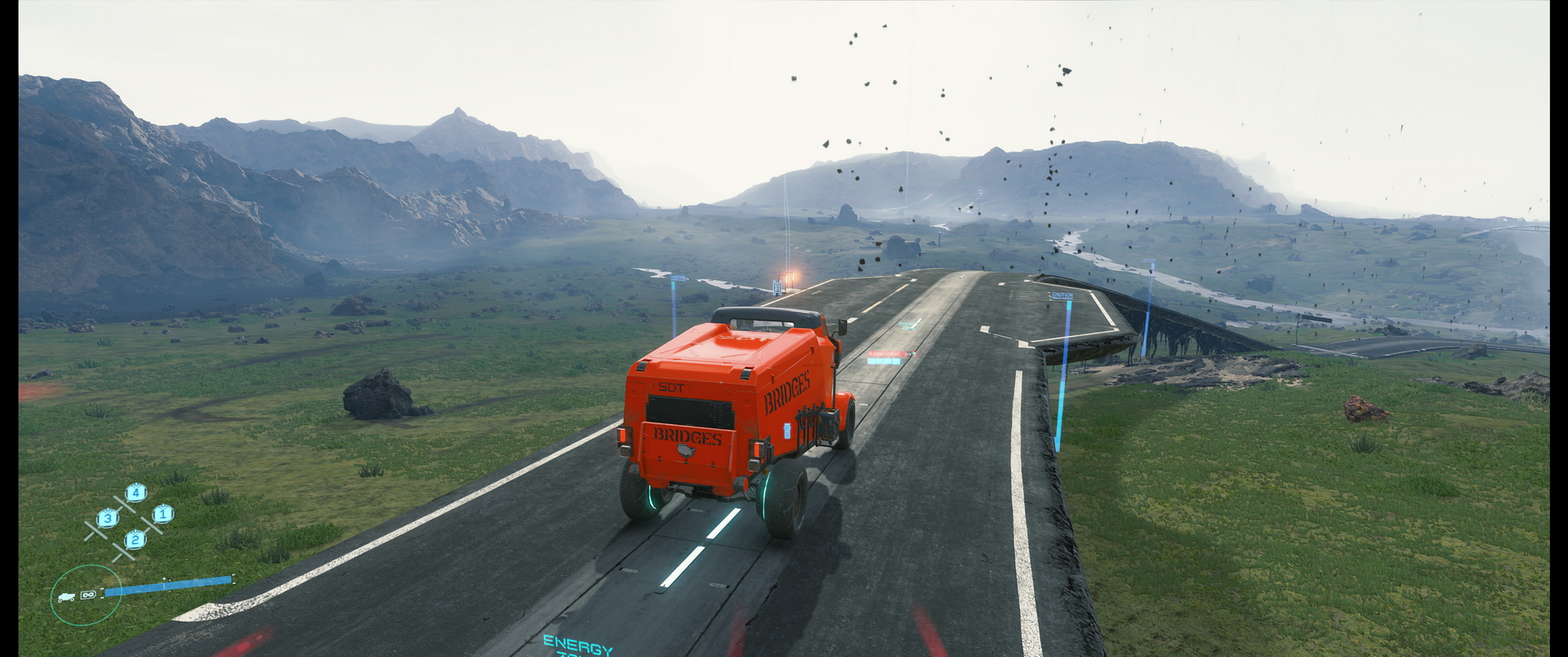 21：9だと左右に広がる山々がより大きく映し出され、大地の広がりをより感じられる