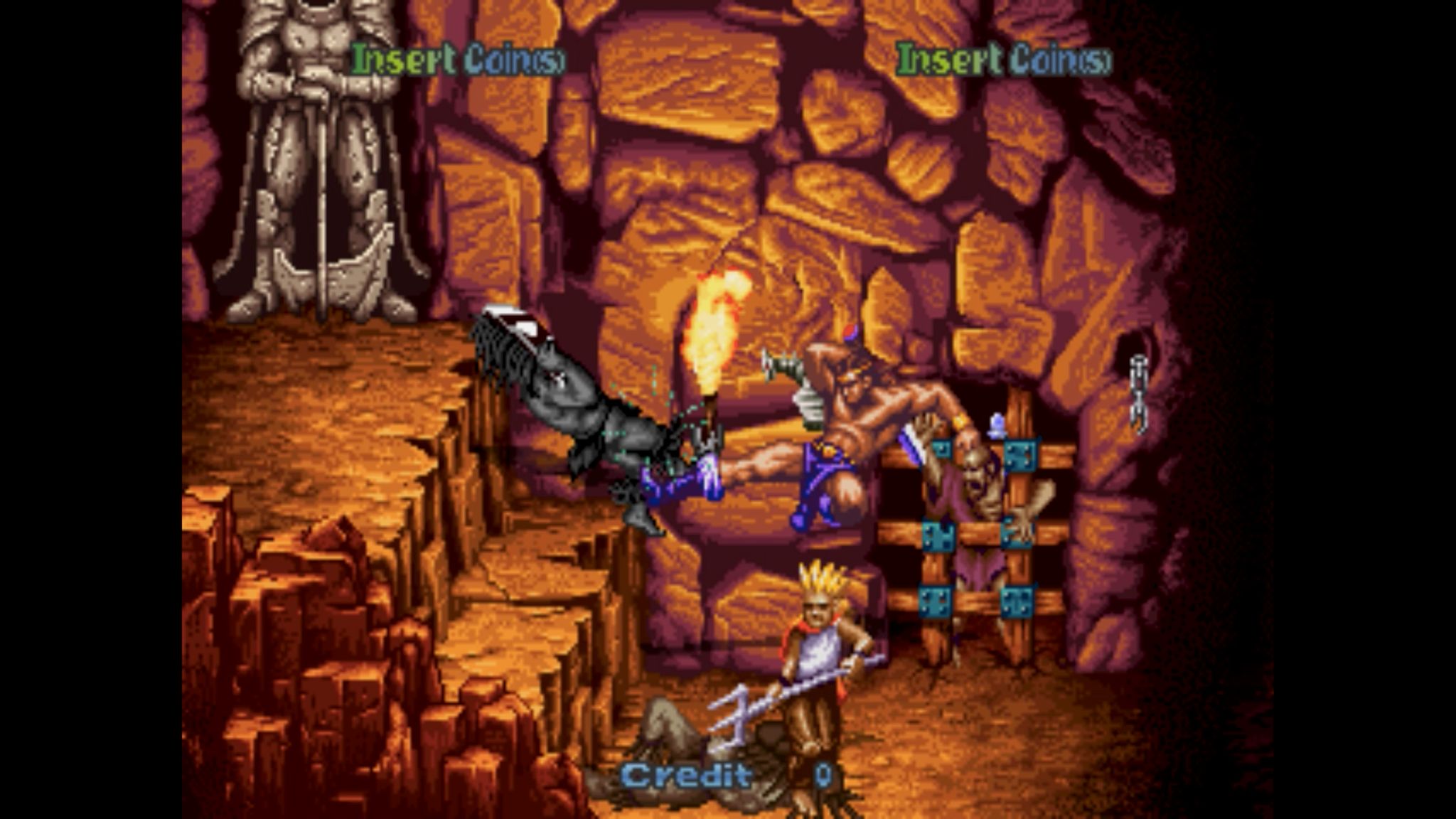 「ゴールデンアックス デスアダーの復讐」は、本来は4人まで同時プレイが可能だが、アストロシティミニでは2人同時プレイまでの対応となる