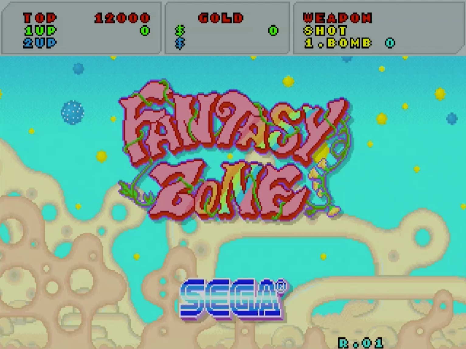 セガを代表する横スクロールシューティング。奪われたコインを取り返し、オパオパの機能アップパーツを購入！ 正体不明の敵の野望を打ち砕け！