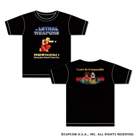 【新品】ザ・リーサルウェポンズ★ガイル ソニックブームが怖いTシャツサイズM 新品】ザ・リーサルウェポンズ☆ガイル ソニックブームが怖いT