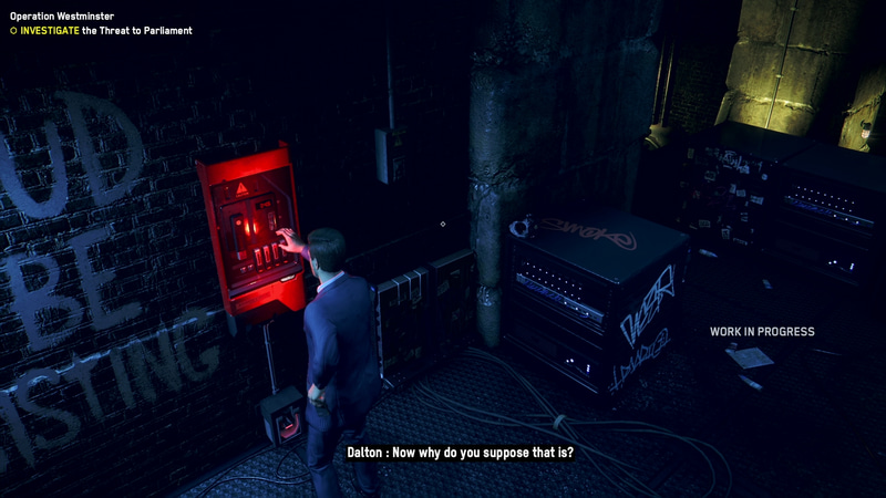 ハッキングで敵を倒したりロックを解除したりするダルトン