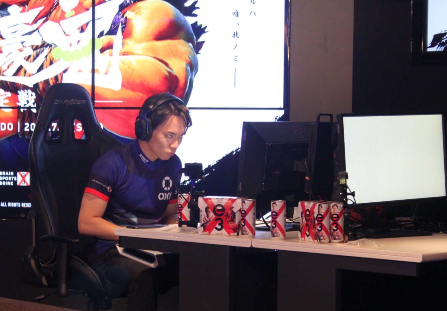 試合に臨むときど選手