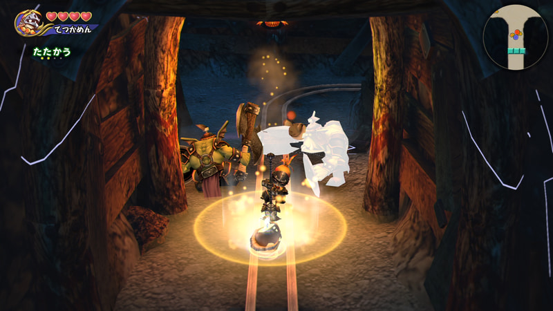 飛び込んで槍を地面に突き立て、さらに衝撃波で敵を吹き飛ばす二段攻撃。複数の敵も巻き込みやすい