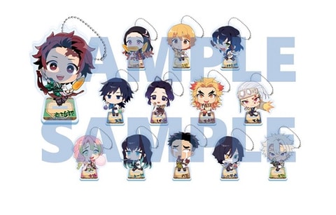 鬼滅の刃 セガコラボカフェ スタンド付きアクリルキーホルダー 冨岡義勇 たい焼き 鬼滅の刃」とコラボしたセガコラボカフェスタンドが本日より開催