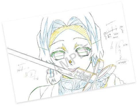 鬼滅の刃 絵巻 カフェ 展示原画ポストカード 胡蝶カナエ コンプufotable 鬼滅の刃 絵巻 カフェ 展示原画ポストカード 胡蝶カナエ コンプ