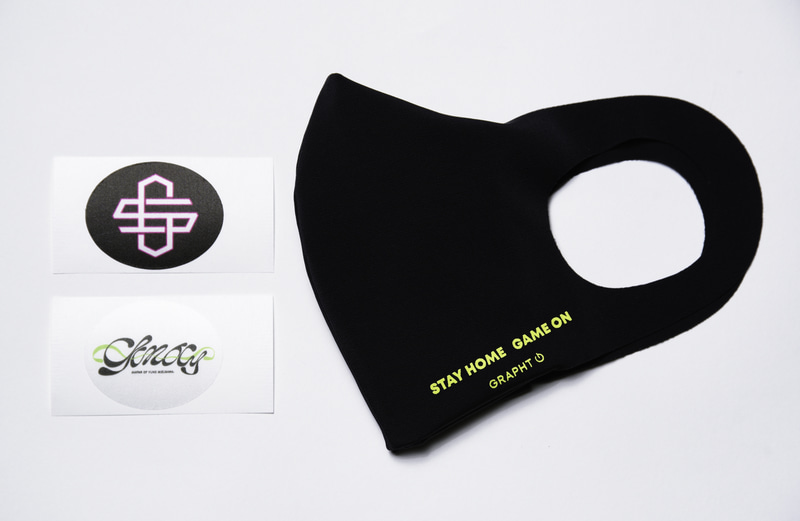 再販予定の「GRAPHT ストレッチマスク with GSG」モデル