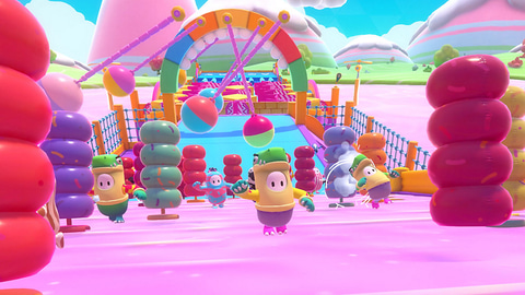 カワイイ見た目のキャラクターがゴールへ向かって全力疾走 Fall Guys Ultimate Knockout が本日発売 Game Watch