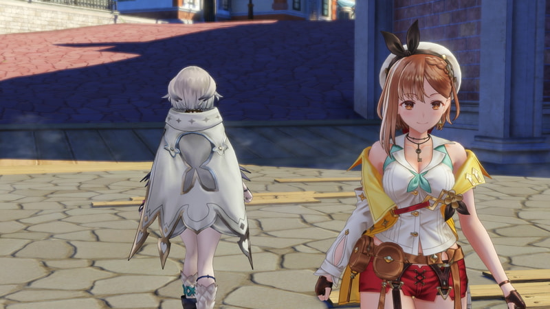 タオたちに街を案内してもらっている最中、ライザはある女性とすれ違う。その雰囲気はどこか知っているような……？