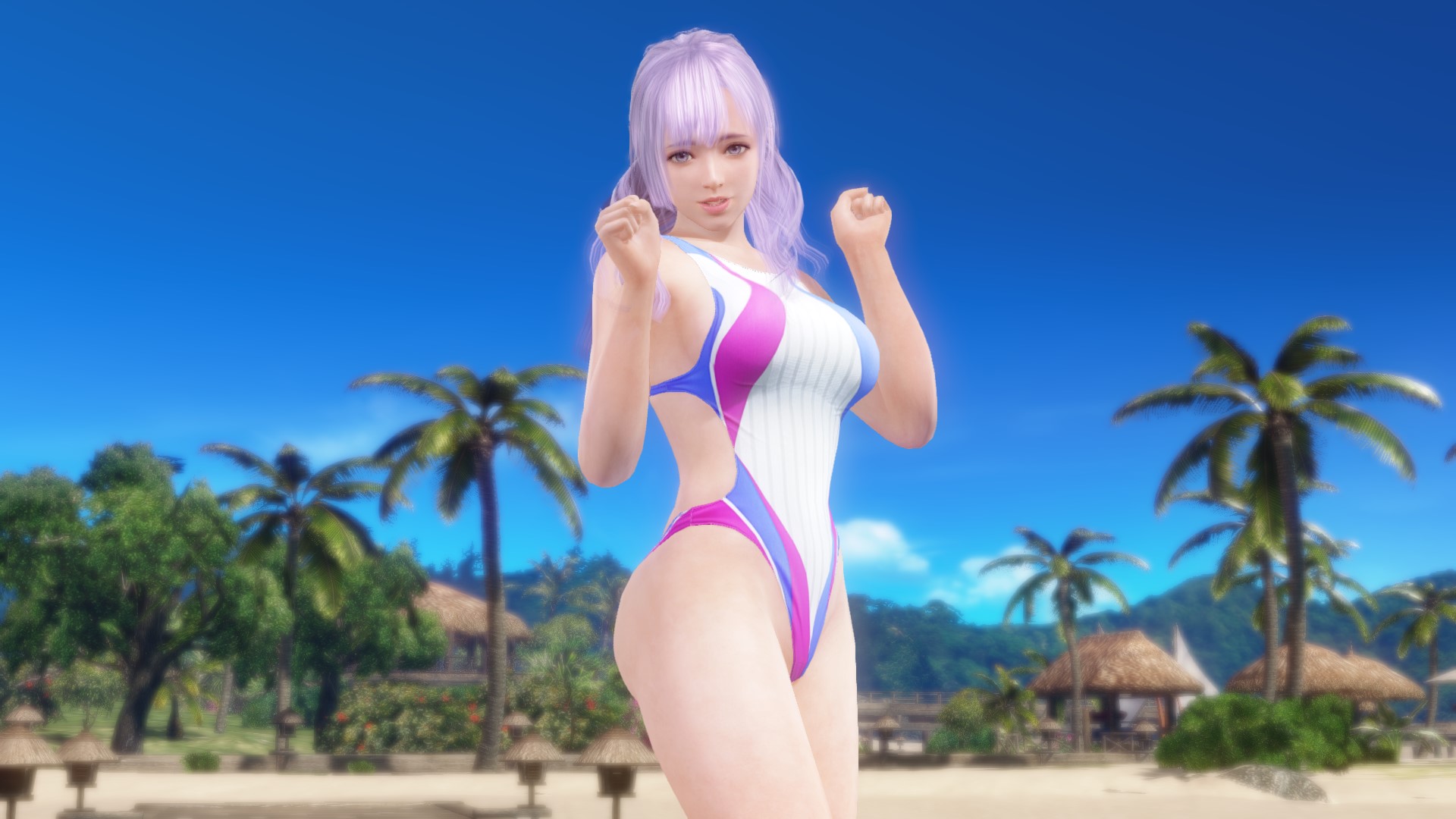 健康的とエロの両方を楽しめる水着だ