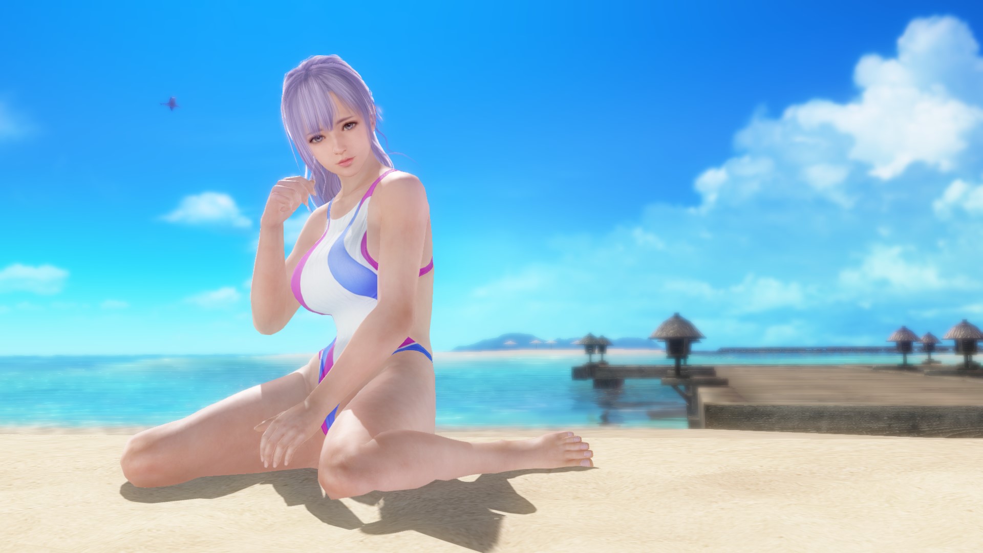 健康的とエロの両方を楽しめる水着だ