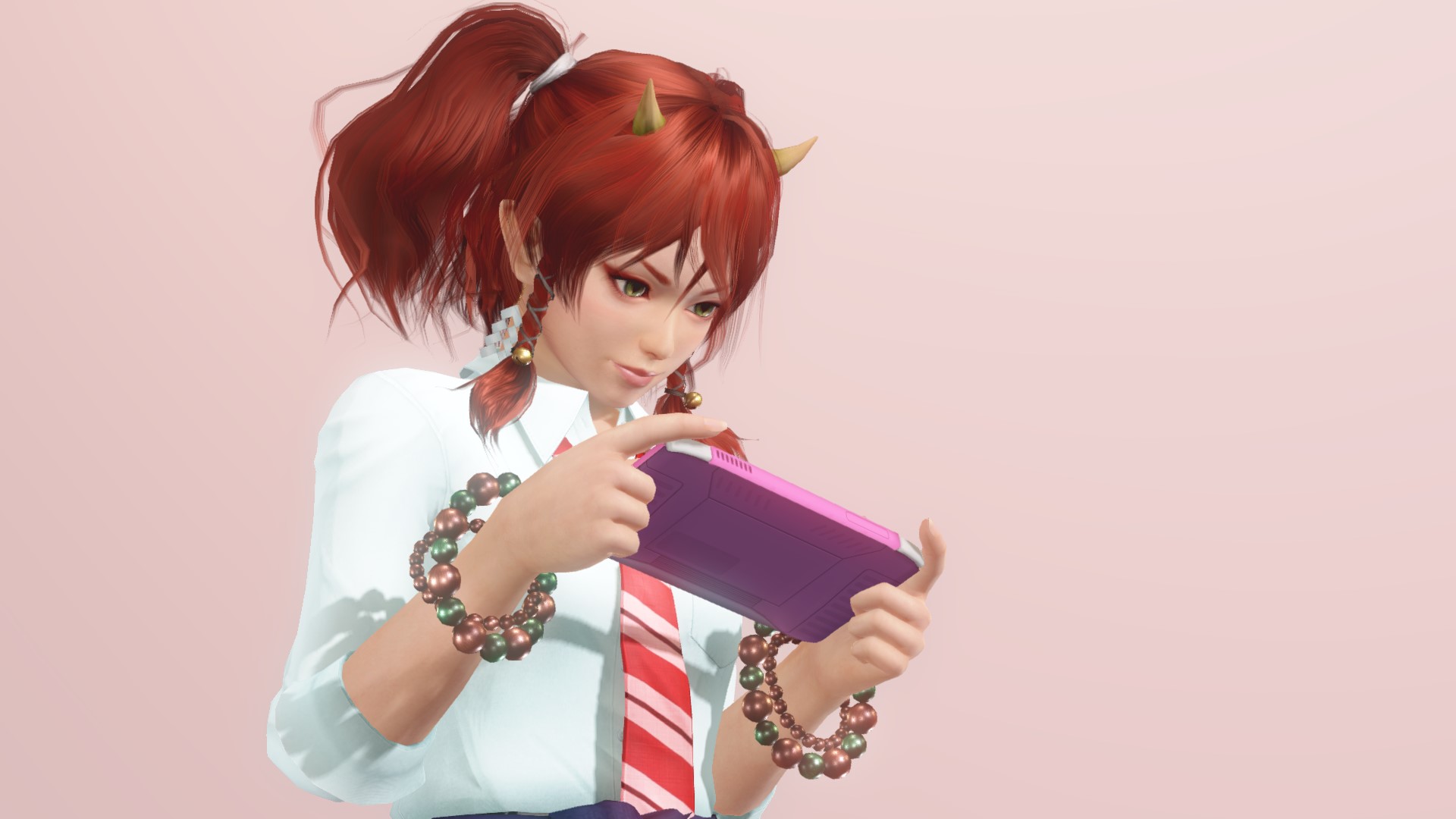 スマホやゲームを持たせれば、まさに今時の女子校生