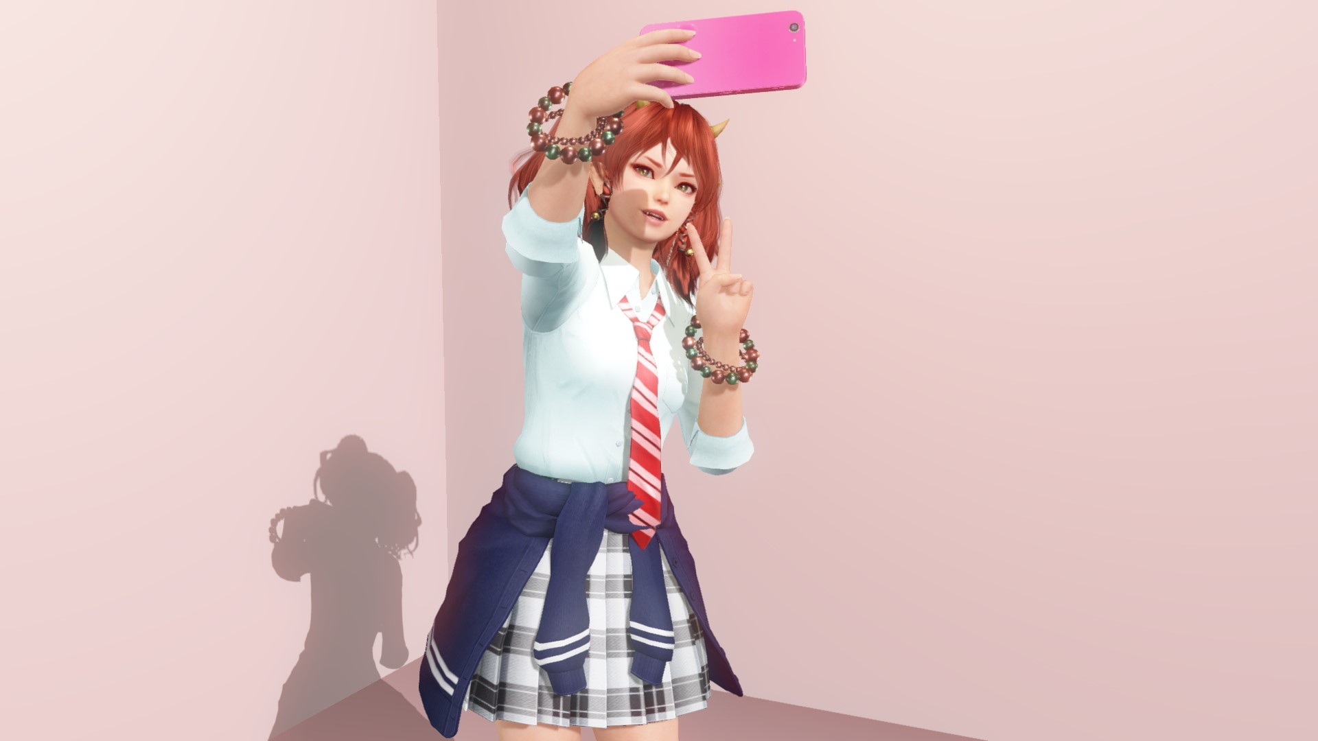 スマホやゲームを持たせれば、まさに今時の女子校生