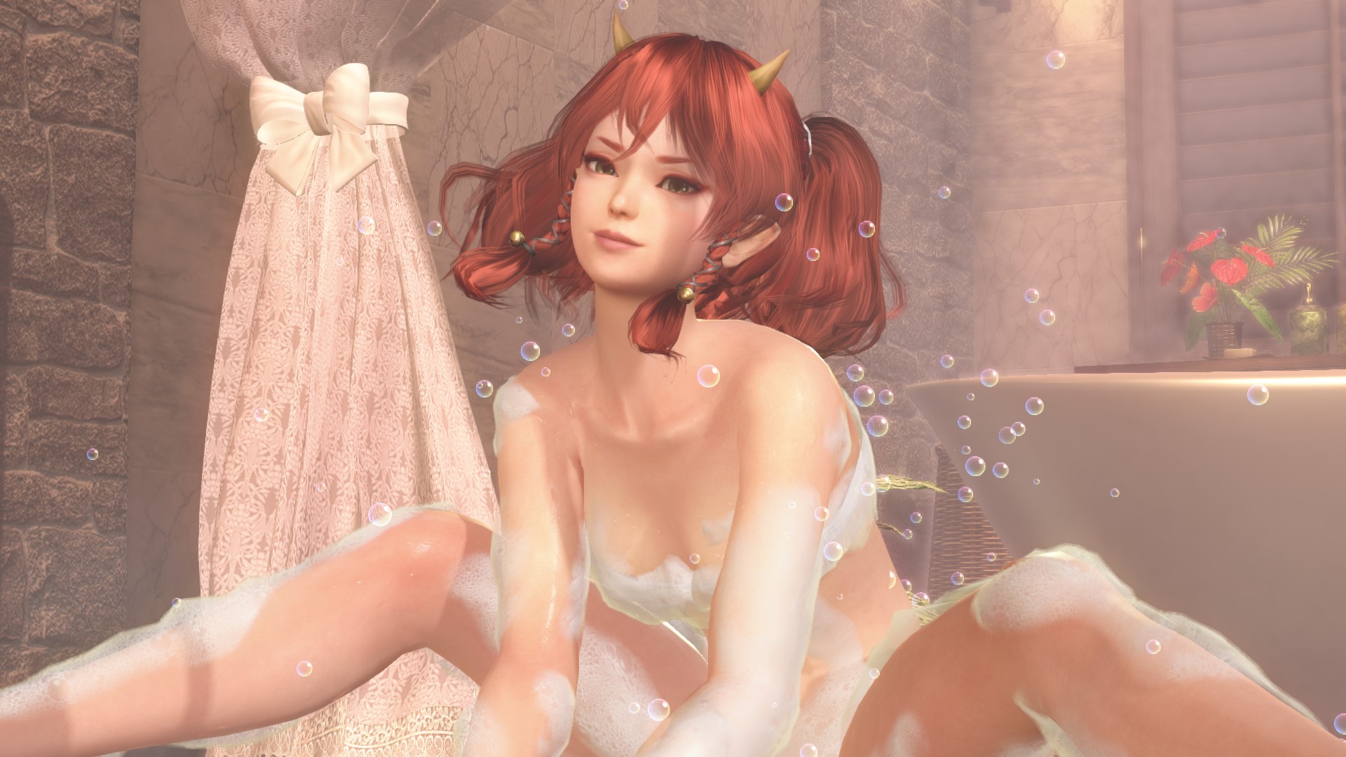 泡で絶妙に隠れている感じが逆に良い