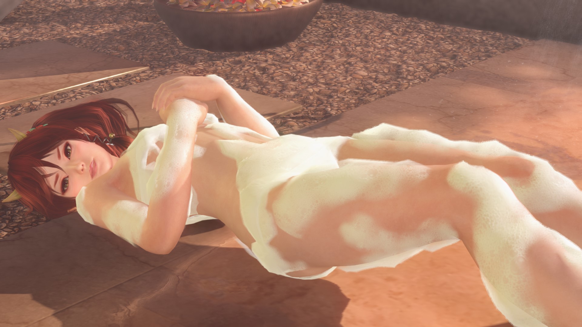 泡で絶妙に隠れている感じが逆に良い