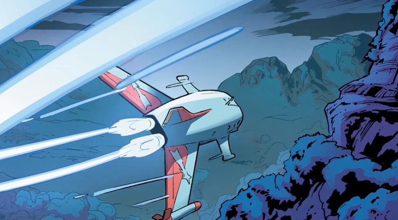 ジェットビートルや赤い光の玉が確認できる