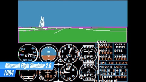 皆さんはどれから!? 「Microsoft Flight Simulator」、38年のシリーズ