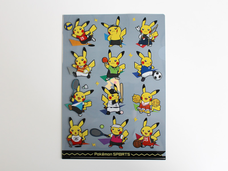 <strong class="em ">「A4クリアファイル Pokemon SPORTS」</strong>/価格：275円（税込）