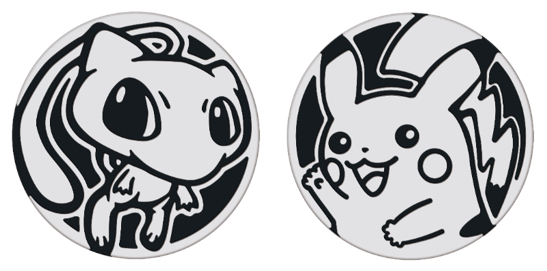 ポケモンコイン（ミュウ、ピカチュウ）