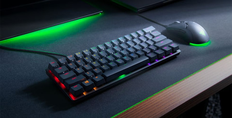 Tomotomo☆様用 Razer BLACKWIDOW MINI x 2 Razer BlackWidow V3 Mini HyperSpeed Phantom Pudding Edition Green