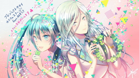 ※新作 6個セット プロジェクトセカイ Desktop 初音ミク コンプリート スマホゲームプロジェクト「プロジェクトセカイ カラフル