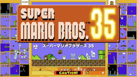 35人で競う「スーパーマリオブラザーズ 35」がNintendo Switch Online