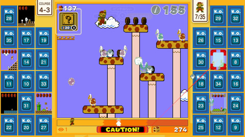 35人で競う「スーパーマリオブラザーズ 35」がNintendo Switch Online