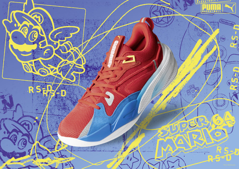 ★ プーマRS-DREAMER SUPER MARIO マリオ×プーマスニーカー PUMA × SUPER MARIO】コラボスニーカー RS-DREAMERが9月4日に