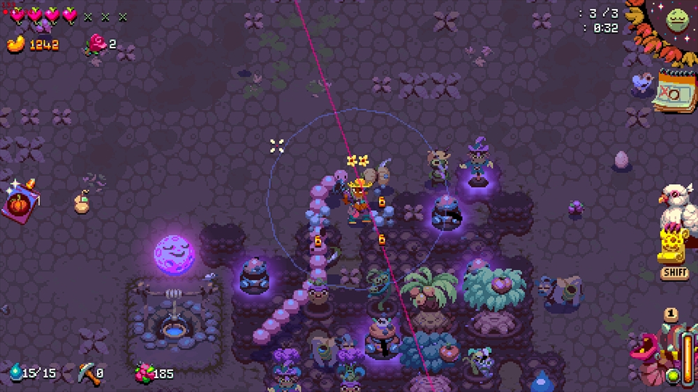 最終的には昼に探索し、夜に襲撃されながら農業をすることになる。アイテムによって難易度が大きく変わってくるので、探索はしっかりとする必要がある。序盤でアイテムが揃わなかったら、夜の農業を諦め回避に専念するのもアリ