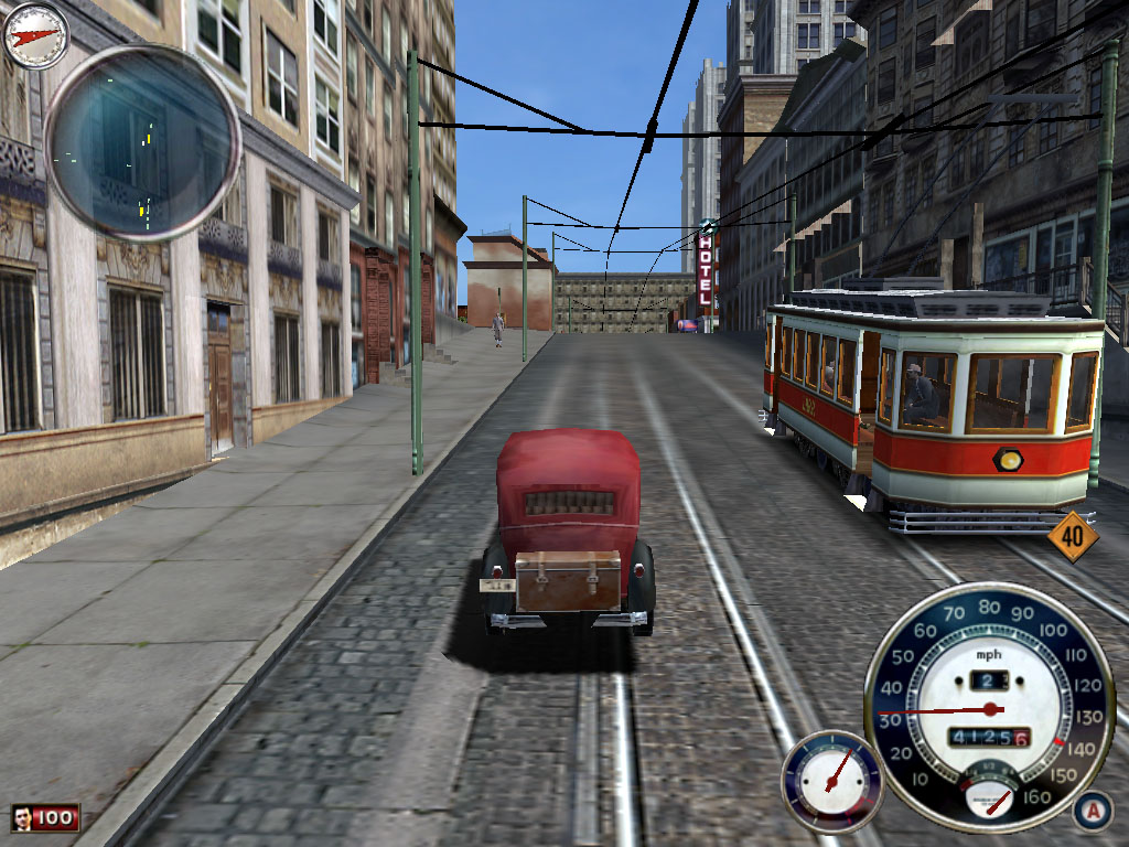 2003年発売のPC版「マフィア」。当時のグラフィックスで1930年代の世界を表現していた