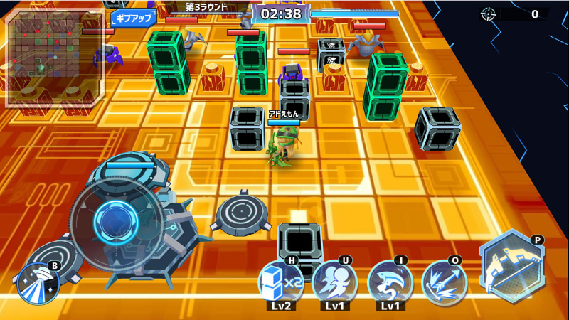 耐久性の高い「BOX」を配置する事で敵の侵入経路を塞ぐ事も可能