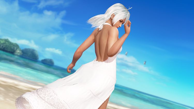 「純白のスリットワンピ（パティ）」