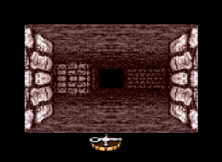 一人称視点のダンジョン。「女神転生」の雰囲気が強く漂う