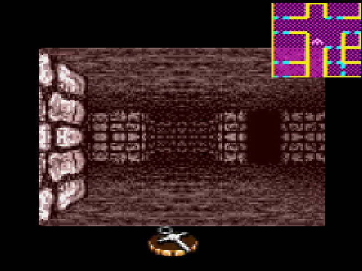 不気味さの漂うダンジョン。今作では大量の魔獣が一気に襲いかかって来る