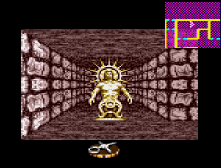 不気味さの漂うダンジョン。今作では大量の魔獣が一気に襲いかかって来る