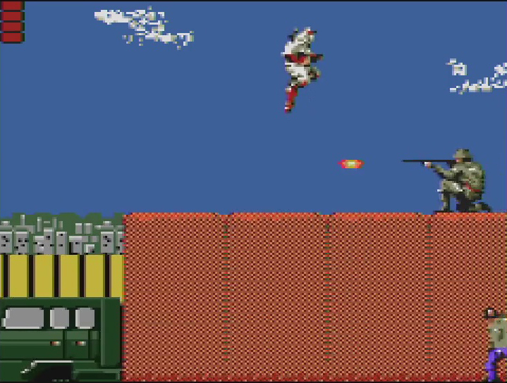 刀や忍術を駆使して進んでいく。忍術の演出がやたらとカッコいい