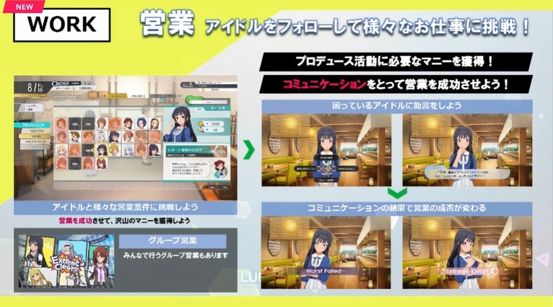 プレーヤーに選択を迫る場面も