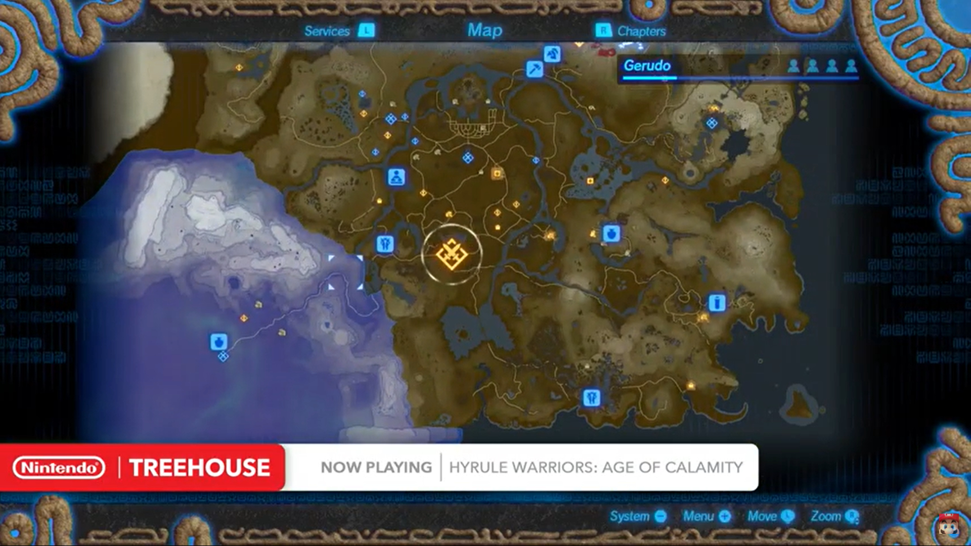 ハイラル全土が舞台となり広大なマップにマーカーが点在する