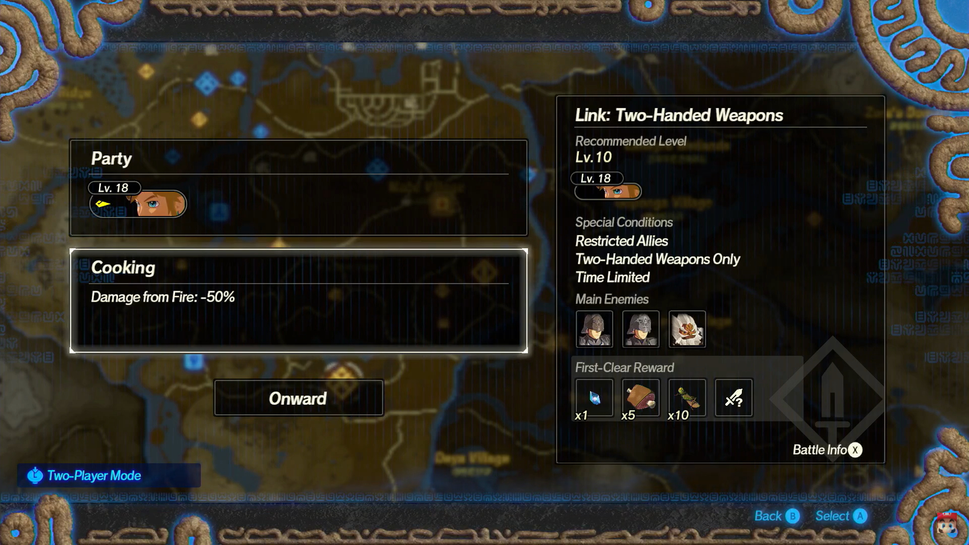 料理は戦闘前に使用して戦闘が有利になるバフ効果を付与できる