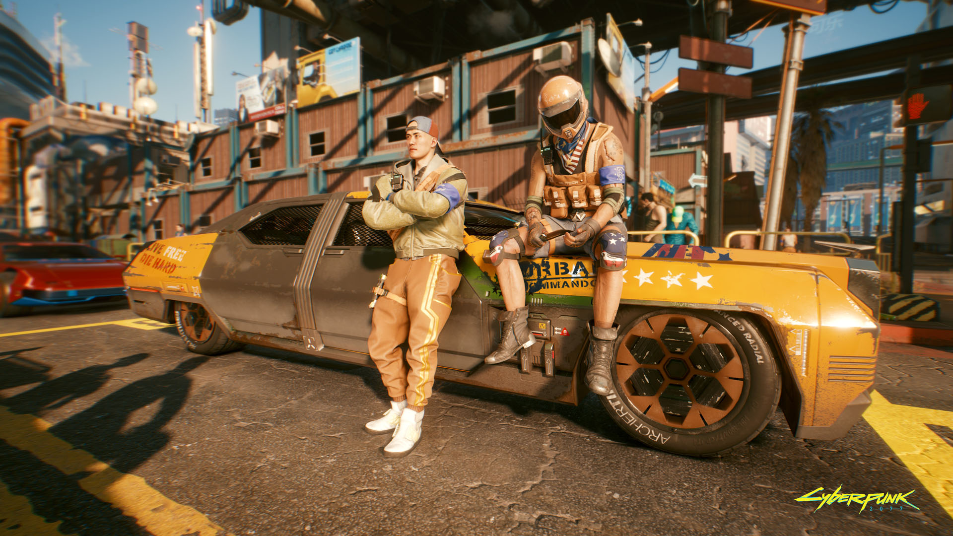 大型の乗用車。シェヴィロン社はミリテク社のパートナー企業だ。頑丈な車体により、運転手は外部の攻撃から守られる。そのため法執行機関や、アラサカも含めた大企業が好んで使用する