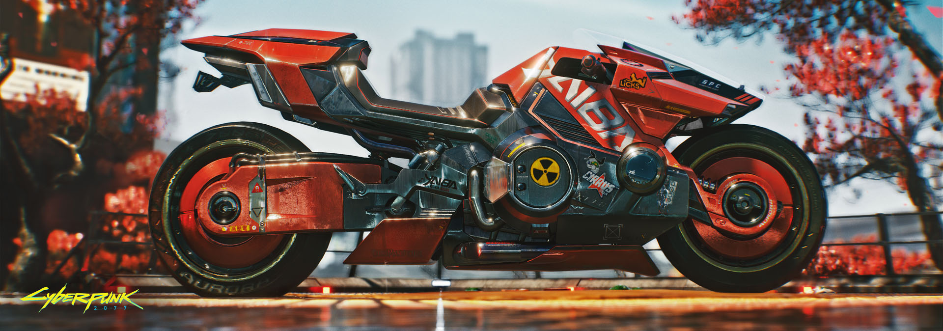 ヤイバ社とアラサカ社が共同開発したスピードバイク。非常に高価なため、誰もが手に入れられるわけではない。高性能サスペンションにより、公道をよりアグレッシブに攻めることができ、多少の段差は障害にならない。1980～1990年代の日本産バイクや、漫画作品に登場するバイクにインスパイアされている