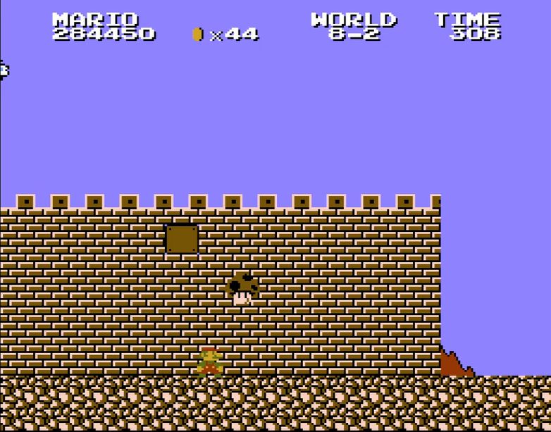 「スーパーマリオ2」の名物キャラである毒キノコ。空中の隠しブロックに潜んでいることもあるので実に厄介だ